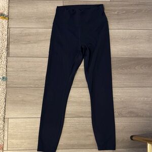 lululemon athletica navy blue wunder under leggings